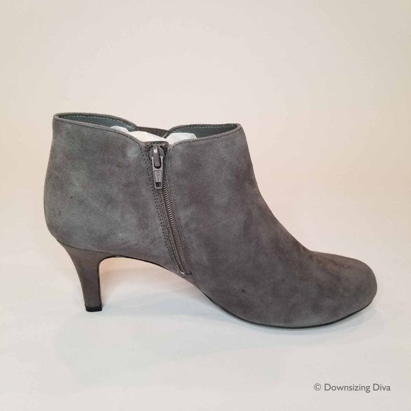 Clarks - Arista Paige - Ankle Bootie - Gray/Grey - Picture 4 of 12